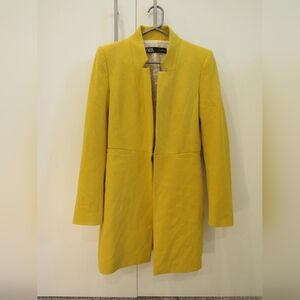 ZARA Long Yellow Blazer